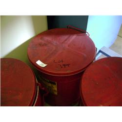 JUSTRITE OILY RAG WASTE CAN