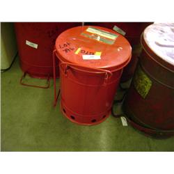 JUSTRITE OILY RAG WASTE CAN