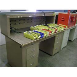 PRESSWELD 60" 6 DRAWER WOOD TOP WORKBENCH