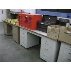 PRESSWELD 60" 6 DRAWER WOOD TOP WORKBENCH