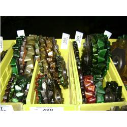 TUB OF MIXED SIZED SIDE CUTTER BLADES