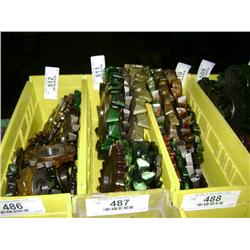 TUB OF MIXED SIZED SIDE CUTTER BLADES