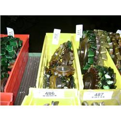 TUB OF MIXED SIZED SIDE CUTTER BLADES