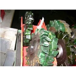 TUB OF MIXED SIZED SIDE CUTTER BLADES