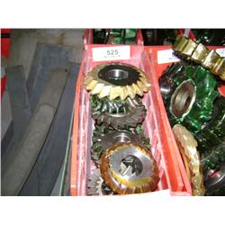 TUB OF MIXED SIZED SIDE CUTTER BLADES