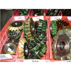 TUB OF MIXED SIZED SIDE CUTTER BLADES