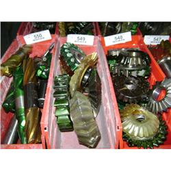 TUB OF MIXED SIZED SIDE CUTTERS