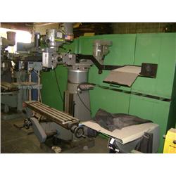 BRIDGEPORT 2J SERIES I 2HP VERTICAL MILL W/ 8" RISER