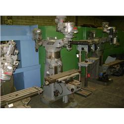 BRIDGEPORT 2J SERIES I 2HP VERTICAL MILL W/ 7" RISER