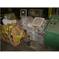 STANDARD ELECTRICAL CADET TWIN STONE PEDESTAL GRINDER W/ DUST COLLECTOR