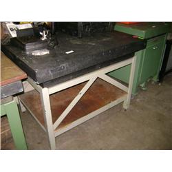 BROWN AND SHARPE GRANITE SURFACE PLATE 48"X36" 