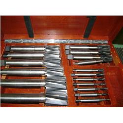 PRATT & WHITNEY SET OF MORSE JIG BORERS & CUTTERS