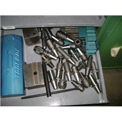 LOT OF MISC CUTTERS & TOOLING FOR DEVLEIG