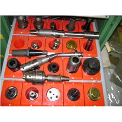 LOT OF MISC CUTTERS & TOOLING FOR DEVLEIG