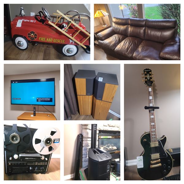 Collage of Lots In Auction