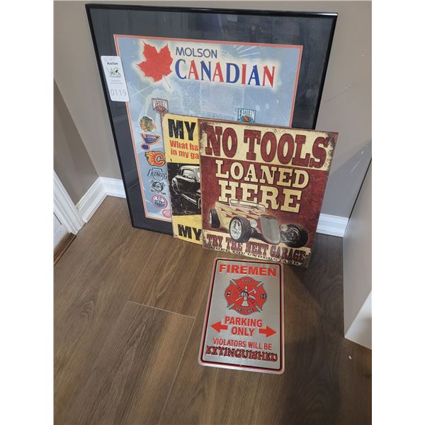 Vintage Hockey Patches, Signs A