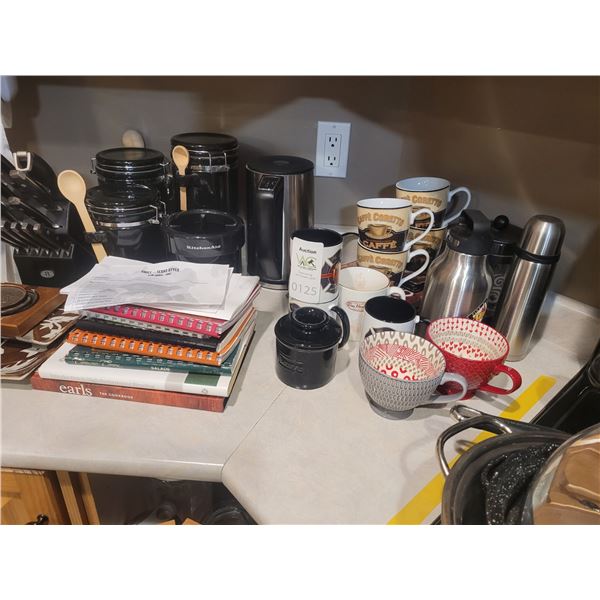 Cannisters, Knives, Thermos A