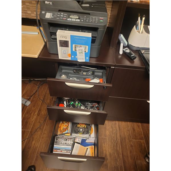 Video Doorbell, Brother Printer, Drawers A