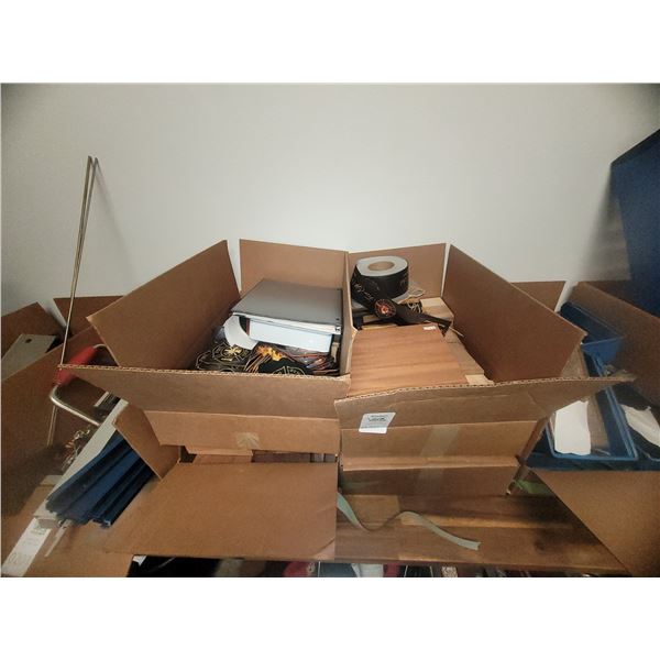 4 Boxes of Wood & Misc B