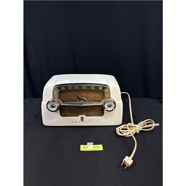 1953 Crossley E-15 Dashboard AM Vacuum Tube Radio in Working Condition