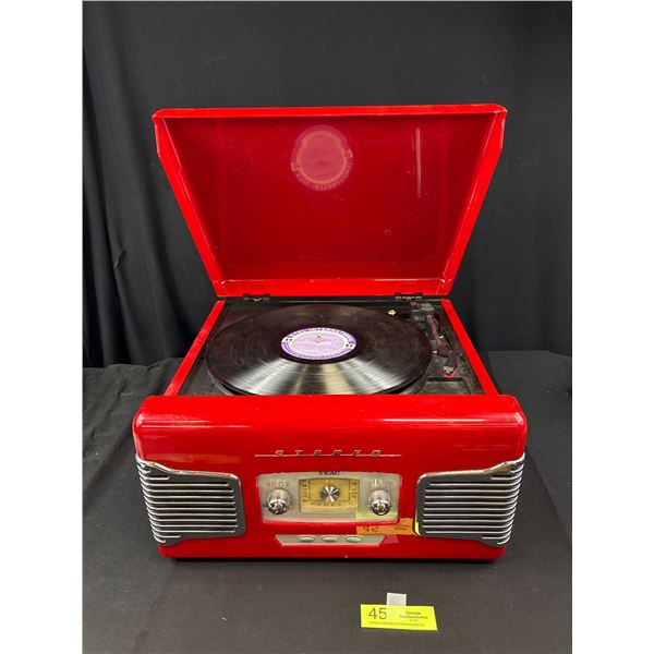 Teac Retro Looking Record Player and AM/FM Radio