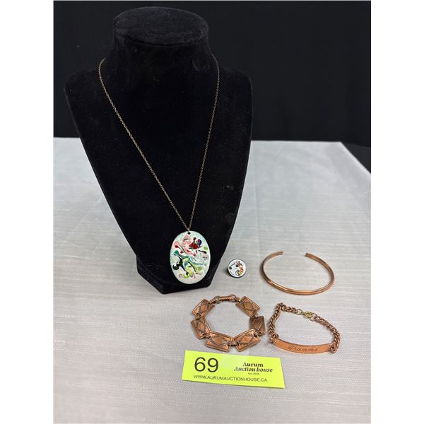 Variety of Vintage Copper Jewelry