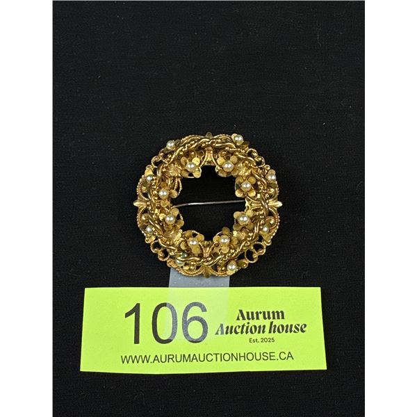 Miriam Haskell Brooch