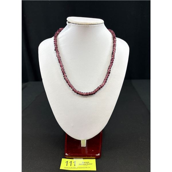 C.1970 Vintasge Navajo Bleeding Heart Trade Beads White Core