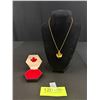 Image 1 : Certified 24K Gold Plate Necklace