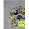 Image 2 : Assorted Vintage Animal Brooches C.1960s Old Brooch Lot