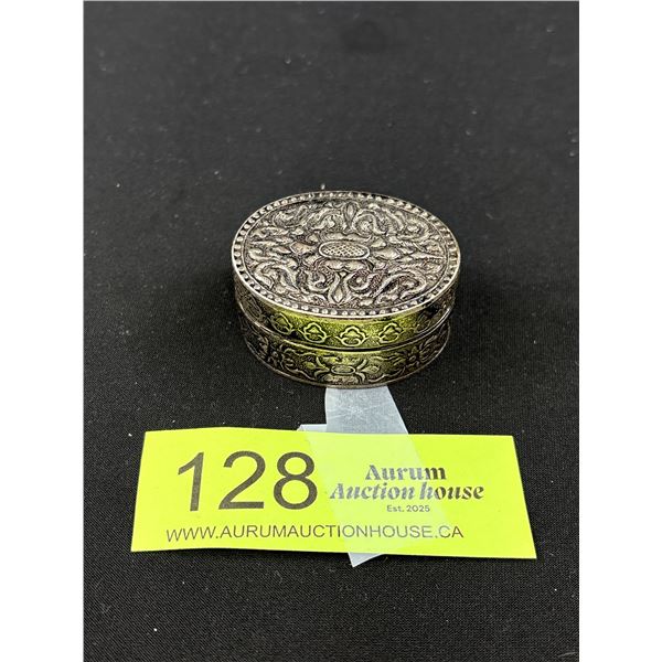 Vintage Trinket Box Marked Inside 925