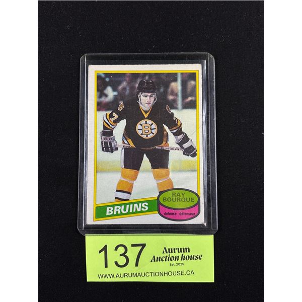 1980/81 OPC Ray Bourque Rookie Card