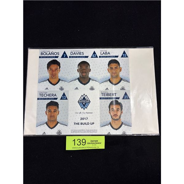 Alphonso Davies Rookie Card 2017 Chevron Vancouver Whitecaps Card #67