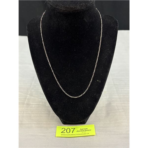 925 Sterling Silver Fiagro Link 18.5" Chain - Tested