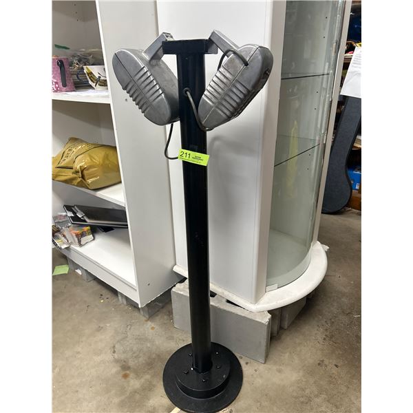 Pair of Vintage Eprad Diecast Alluminum Drive In Speakers On Stand  NO SHIPPING