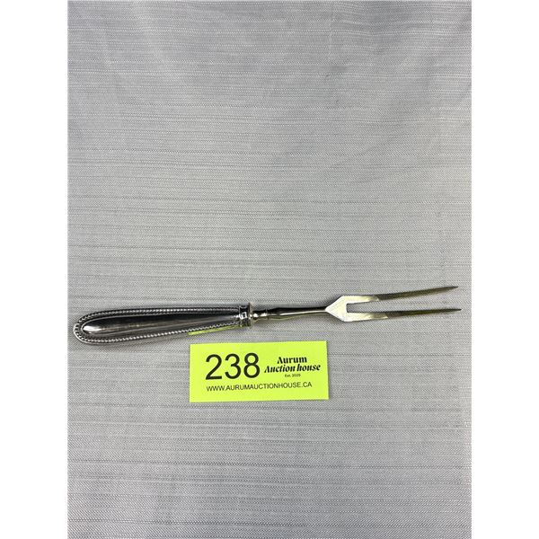 A Nice .800 Silver Handle German Serving Fork