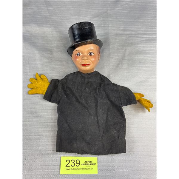 Charlie McCarthy 1930's Hand Puppet By Reliable Canada