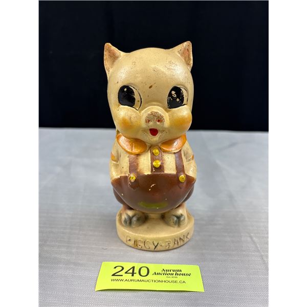 1930's (Made in Canada) Composition Pig Piggy Bank