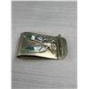 Image 3 : Vintage Eagle Money Clip with Shell Inlay