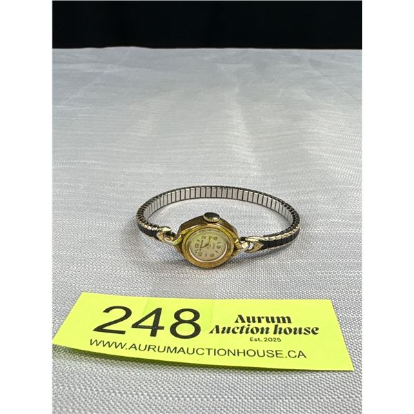 1950's 17 Jewel Swiss Ladies Watch by Wolfsburg (Good Working Order)