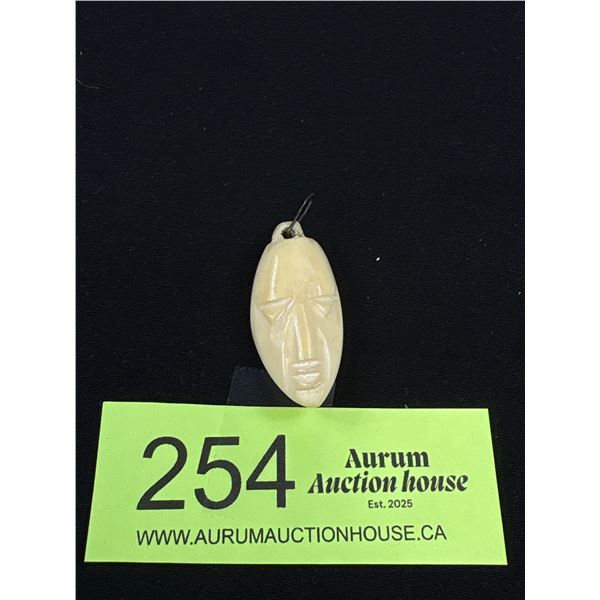 Nice Old Ivory Mask Pendant