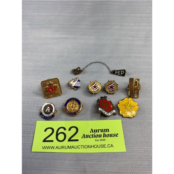 A Good Group of Interesting Old Animal Pins (Some Sterling)