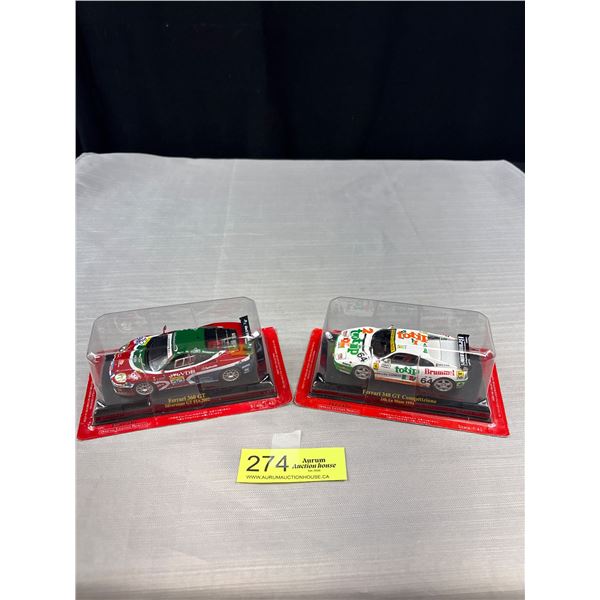 Ferrari 348 GT and Ferrari 648 GT Diecast Cars Sealed in Package