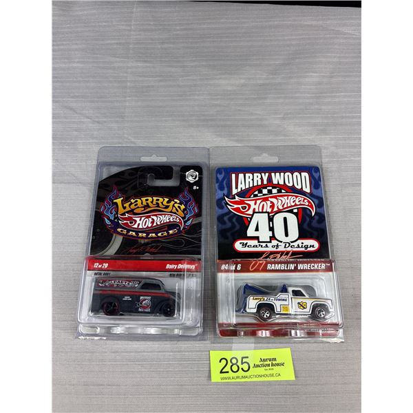 2 Larrys Hotwheels in Museum Cases