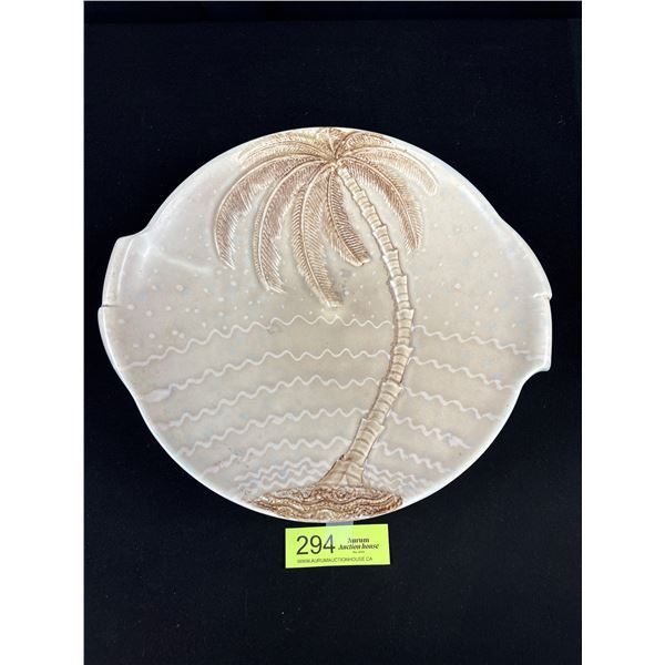 Vintage BESWICK England 12" Palm Tree Bowl