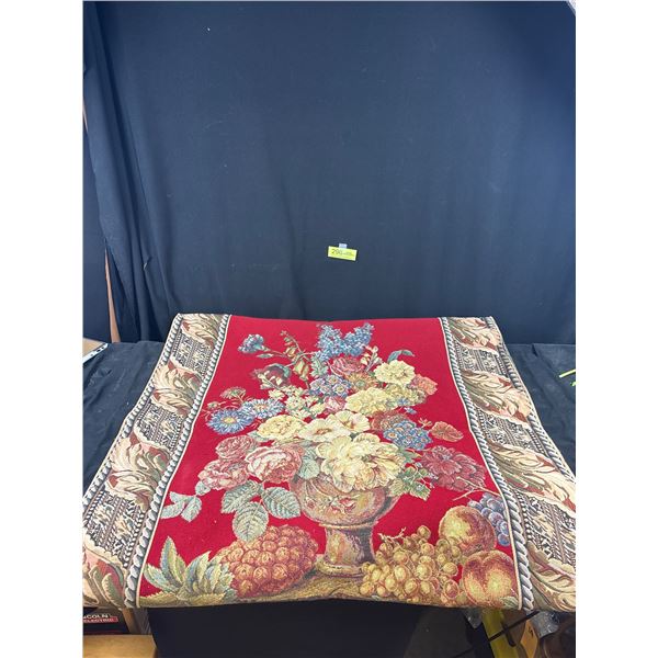Authentic Vintage European Tapestry Woven in Italy w/COA - 30" x 35"
