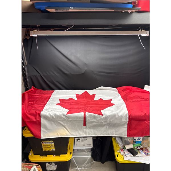 Vintage Full Size Canadian Maple Leaf Flag