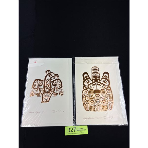 2 Bill Reid Heida West Coast Native Art Cards