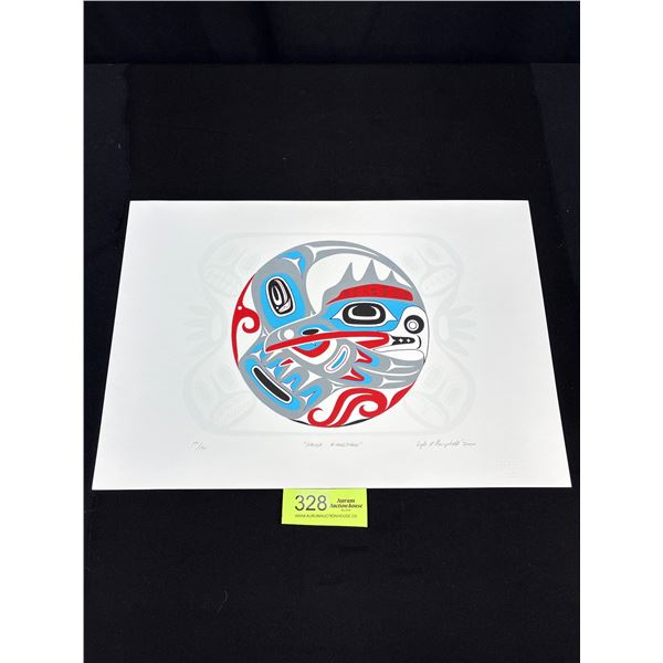 16" x 11" Signed West Coast Native Print Heida Kingsher 141/150