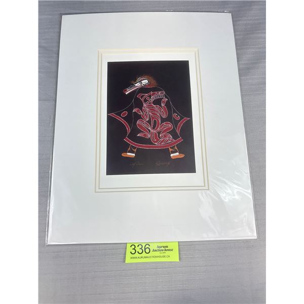 Very Nice Richard Shorty Print on Mat Ready for Framing 11" x 14"